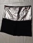 BORN UNCOMMON L/ XL  Черен къс клин с висока талия , снимка 5