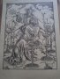 Литография Албрехт Дюрер в рамки с воден знак, снимка 7
