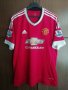 Manchester United Memphis Depai Adidas оригинална футболна фланелка тениска Манчестър Юнайтед екип , снимка 2