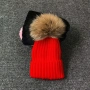 Зимна дамска шапка с голям пух, снимка 5