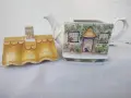 Симпатичен малък чайник Sadler Rose Cottage, снимка 11