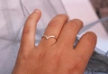 Нежен сребърен пръстен - модел R058, снимка 4