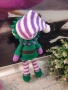 Плетена играчка Елф, Плетени, ръчно изработени, Подарък за Коледа, снимка 4