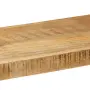 vidaXL Стенен рафт 110x33x45 cm Масивна груба дървесина Манго, снимка 9