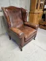 Кресло в стил Честърфийлд (естествена кожа), снимка 6