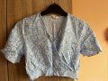 Кроп блузка х&м, снимка 1 - Тениски - 40335959