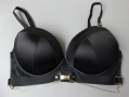 Censored 80 D страхотен черен сутиен с обемни чашки, снимка 1