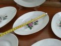 Стар български порцелан чинии елипса, снимка 4