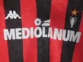 винтидж дълъг ръкав AC Milan kappa фланелка Италия Милан Ajax Холандия футболна тениска Аякс Левски, снимка 1