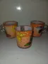 СТЪКЛЕНИ ЧАШИ с дръжка с ПЕПЕРУДИ , снимка 1