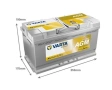 Акумулатор VARTA DYNAMIC AGM 95AH 850A R+, снимка 2