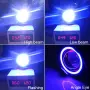 Комплект 2 LED прожектора за мотоциклет, 3 режима на осветление с дневна светлина 12V, снимка 4