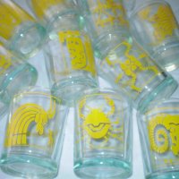 12стъклени чаши със знаци на зодии, снимка 9 - Други ценни предмети - 41435330