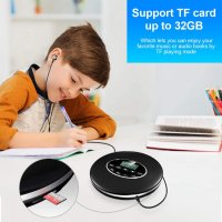 Bluetooth CD плейър с LCD дисплей, micro SD карта, AUX кабел, CD, CD-R, CD-RM, MP3, CD-DA, MPS, WMA , снимка 4 - Други - 36011139