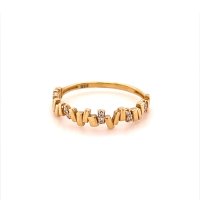 Златен дамски пръстен 1,50гр. размер:56 14кр. проба:585 модел:17806-6, снимка 1 - Пръстени - 41485966