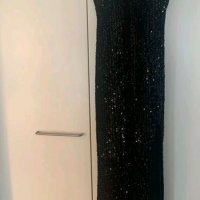 ЛИКВИДАЦИЯ! Дълга черна бална рокля с пайети Avin Alessa Cliche Nikole Collection , снимка 12 - Рокли - 37954445