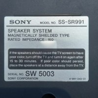 Sony комплект високоговорители център и съраунд SS-CN991 и SS-SR991, снимка 4 - Тонколони - 41758556