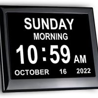 Нов Цифров календарен часовник 8инча/почасов звън възрастни хора/увредено зрение, снимка 1 - Други - 41662870