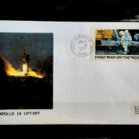 Стари Пощенски плик Аполо 14, снимка 1 - Филателия - 39108987