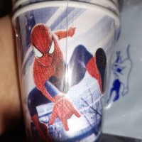 Спайдърмен spiderman 10 бр картонени чаши парти рожден ден, снимка 2 - Чаши - 19185977