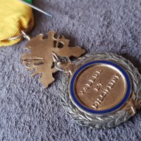 Френски сребърен с позлата военен орден медал 1870 , снимка 7 - Антикварни и старинни предмети - 41344277