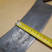 Голям Стар Ръчно Кован Нож За Сено , снимка 10 - Антикварни и старинни предмети - 44809156