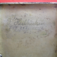 Старинна  бронзова табакера 1915 , снимка 6 - Колекции - 36076035