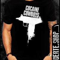 Тениска с щампа COCAINE COWBOYS, снимка 1 - Тениски - 36139968