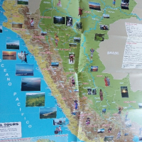 Туристическа карта "Перу", снимка 3 - Енциклопедии, справочници - 44595065