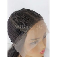 Дълга тъмнокестенява омбре перука на светли кичури Флоренс, снимка 7 - Аксесоари за коса - 34600434