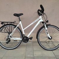 Продавам колела внос от Германия алуминиев велосипед TRETWERK SOLIS 28 цола динамо главина амортисьо, снимка 1 - Велосипеди - 35815933