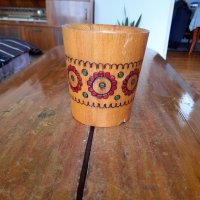 Стара дървена чаша,халба #3, снимка 2 - Други ценни предмети - 41499216