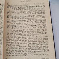 Антикварна книга с църковни песни - Gesang Buch, снимка 7 - Антикварни и старинни предмети - 38731614