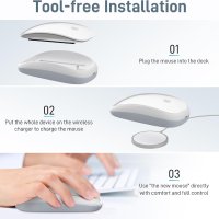 Безжично зареждане за мишка Apple Magic Mouse, снимка 3 - Клавиатури и мишки - 41717661