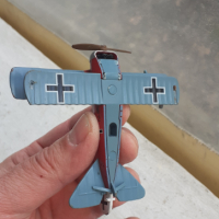 Малко колекционерско метално самолетче играчка, снимка 7 - Антикварни и старинни предмети - 44827407