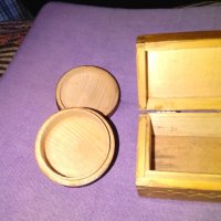 Малки дървени кутии от соца 3 броя за бижута и други, снимка 7 - Декорация за дома - 41781907