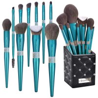 Perfect Brush Guru Set Комплект Четки за Грим с Кристали Син, снимка 4 - Декоративна козметика - 41673967