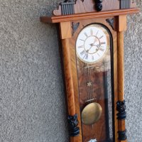 Голям стенен часовник - Carl Werner - Антика - 1900"г., снимка 5 - Антикварни и старинни предмети - 42636835