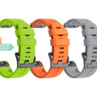 Силиконови каишки за часовник Garmin 26 мм Оригинален дизайн , снимка 1 - Смарт гривни - 41802283