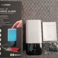 НОВ GOODMANS Sunrise Radio Alarm Bluetooth Speaker нощна лампа 6 цвята, снимка 2 - Bluetooth тонколони - 41968603