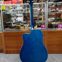 Акустична китара 4/4 син цвят, снимка 4 - Китари - 41225970
