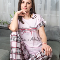 Дамски памучни пижами, снимка 5 - Пижами - 35903575