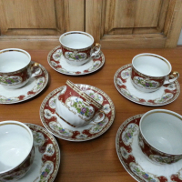 Стар български порцелан чаши за чай, снимка 8 - Антикварни и старинни предмети - 36164480