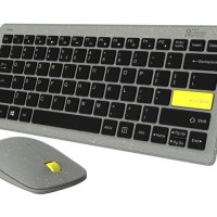 2 в 1 Комплект Клавиатура и Мишка Безжични Acer Vero Combo GP.ACC11.02H Сив, снимка 1 - Клавиатури и мишки - 41848140