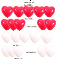 Парти балони с форма на сърце за изненада или предложение , снимка 3 - Други - 41882626