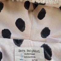 Бебешко палто ZARA 9-12 месеца , снимка 5 - Бебешки якета и елеци - 39723050
