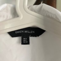 Риза бяла , KAREN  MILLEN, буфан ръкав, снимка 3 - Ризи - 42421009