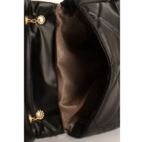 Дамска ватирана мека чанта в стилен дизайн, снимка 3 - Чанти - 44435032