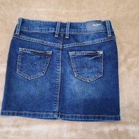 Детска дънкова пола pepe jeans , снимка 2 - Детски рокли и поли - 39844804