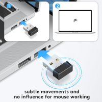 USB AirDrive Mouse Jiggler Moji Фалшива Мишка Симулатор USB Port Shaker Wiggler Jitter USB Air Drive, снимка 5 - Клавиатури и мишки - 41478274